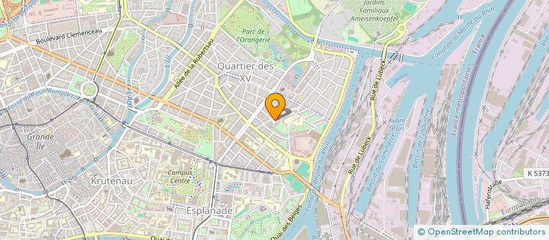 localisation de l'entreprise 15 SAVEURS à STRASBOURG