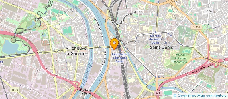 localisation de l'entreprise 15 SECONDES CHRONO  SAINT-DENIS