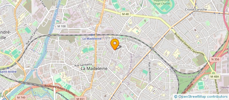 localisation de l'entreprise 150 R PASTEUR à MARCQ-EN-BARŒUL