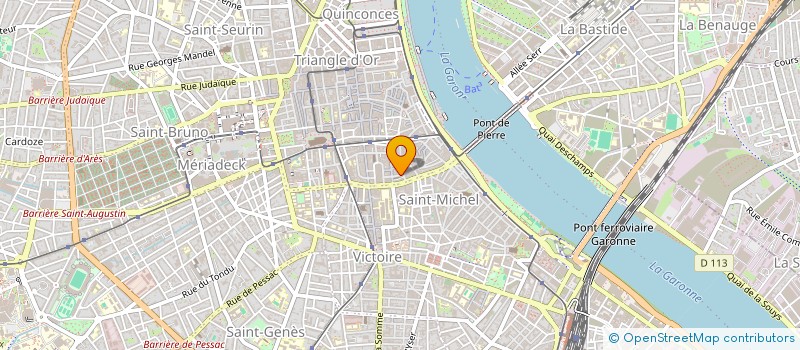 localisation de l'entreprise 151 RUE PASTEUR  BORDEAUX