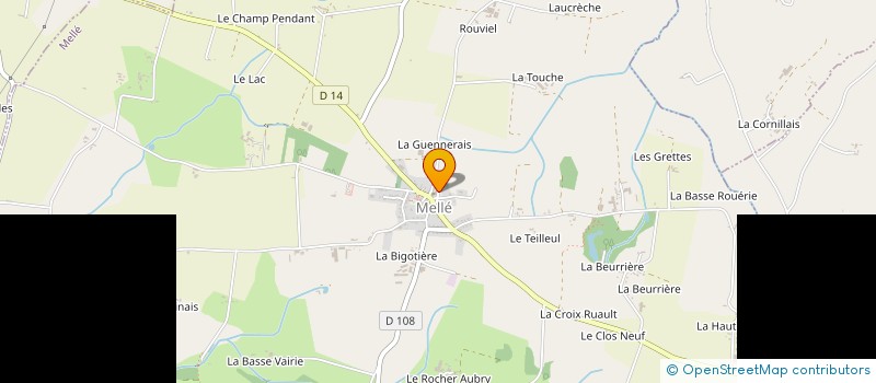 localisation de l'entreprise 152 BPM  MELLE