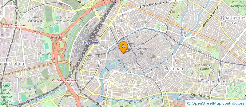 localisation de l'entreprise 1520  STRASBOURG