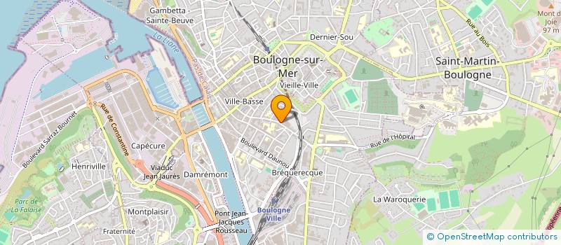 localisation de l'entreprise 153 RUE NATIONALE  BOULOGNE-SUR-MER