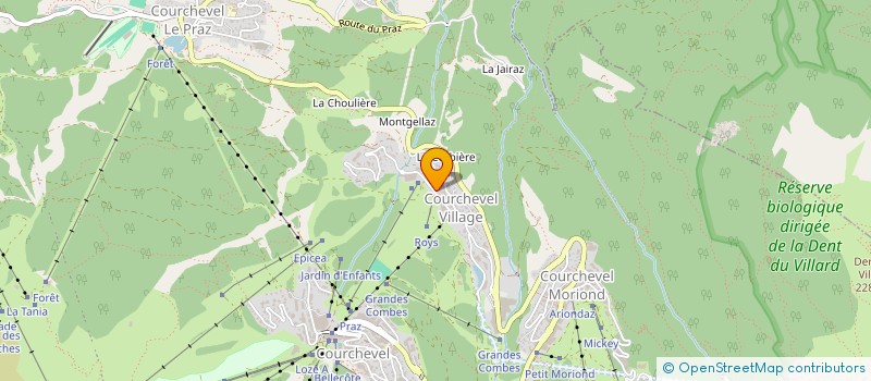 localisation de l'entreprise 1550 INVEST à COURCHEVEL