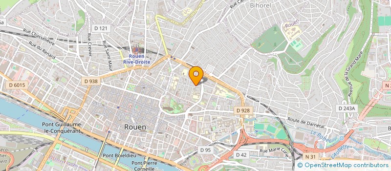 localisation de l'entreprise 156 RUE BEAUVOISINE  ROUEN