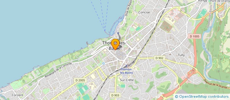 localisation de l'entreprise 1560WATCH à THONON-LES-BAINS