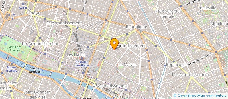 localisation de l'entreprise 158 PRODUCTIONS à PARIS