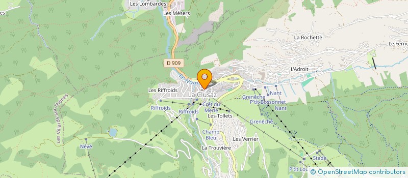 localisation de l'entreprise 1589 OMEGA XIRIHSMA à LA CLUSAZ