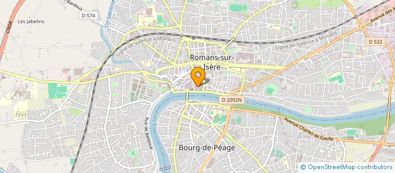 localisation de l'entreprise 15RMD  ROMANS-SUR-ISERE