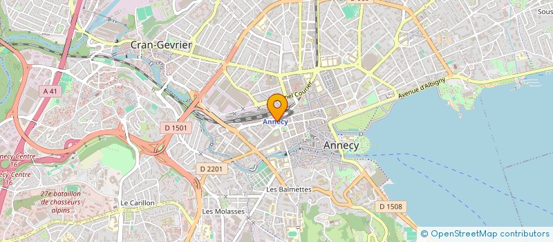 localisation de l'entreprise 15RUEDEBEGLES à ANNECY