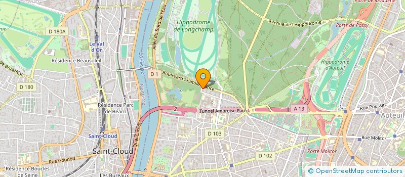 localisation de l'entreprise 16-18 SL à BOULOGNE-BILLANCOURT