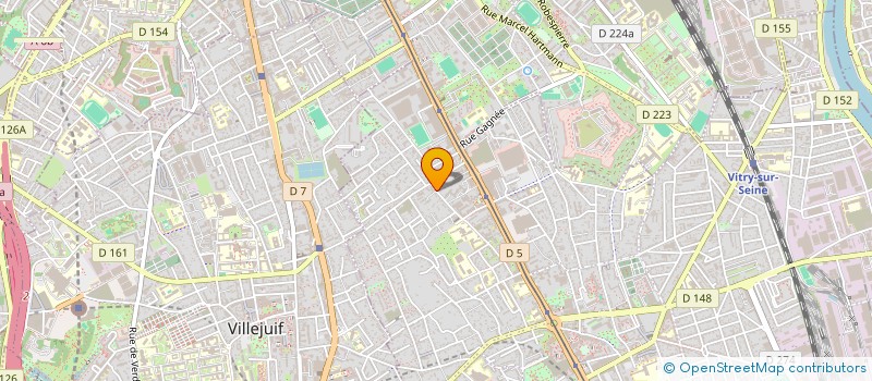 localisation de l'entreprise 16:9 à VITRY-SUR-SEINE