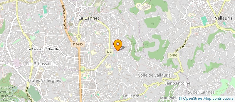 localisation de l'entreprise 16 ART  CANNES