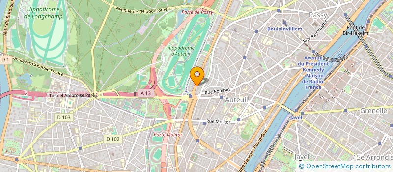 localisation de l'entreprise 16'ART SPORT  PARIS