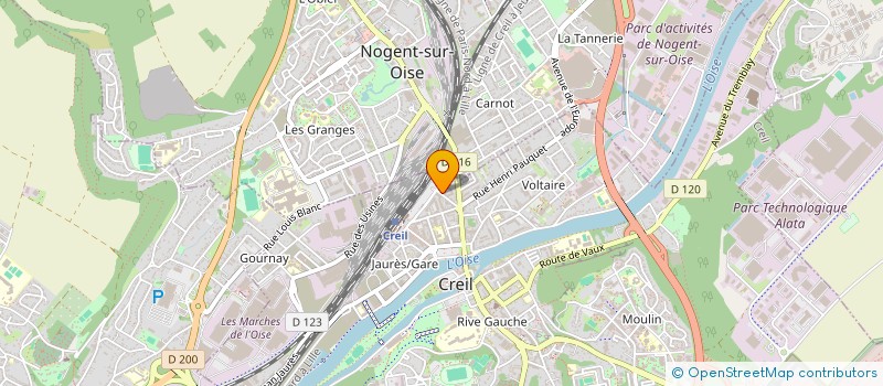 localisation de l'entreprise 16 BAT  PARIS