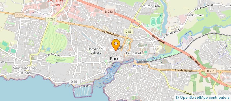 localisation de l'entreprise 16 CDG  PORNIC