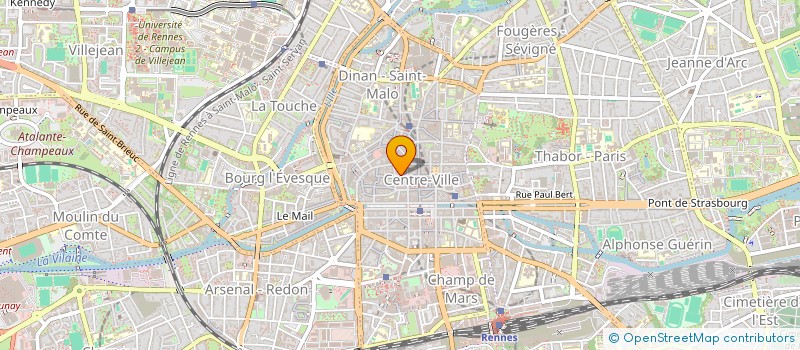 localisation de l'entreprise 16 CHALOTAIS  RENNES