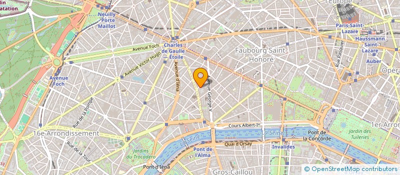 localisation de l'entreprise 16 COQUILLIERE  PARIS