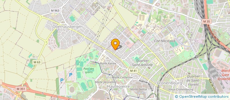 localisation de l'entreprise 16 KAT à STRASBOURG