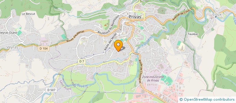 localisation de l'entreprise 16 MAI  PRIVAS