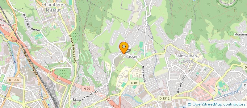 localisation de l'entreprise 16 MONT SAINT MICHEL  BASSENS