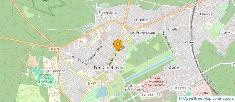 localisation de l'entreprise 16 RUE ARISTIDE BRIAND FONTAINEBLEAU  FONTAINEBLEAU