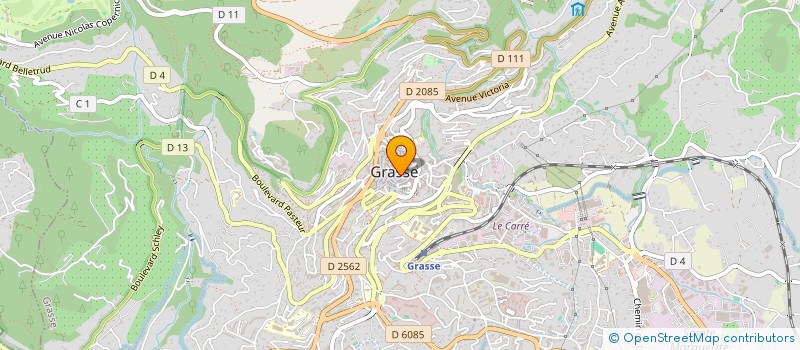 localisation de l'entreprise 16 RUE REVE VIEILLE  GRASSE
