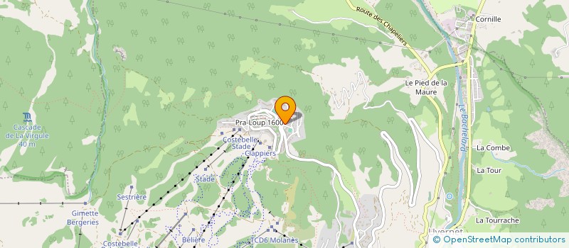 localisation de l'entreprise 1600 PRA LOUP  UVERNET-FOURS