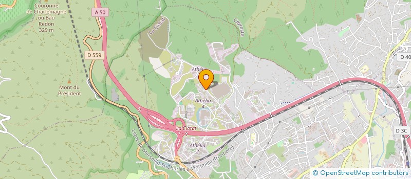 localisation de l'entreprise 1608  LA CIOTAT