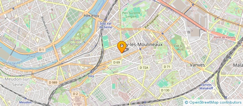 localisation de l'entreprise 1618 SCI à ISSY-LES-MOULINEAUX