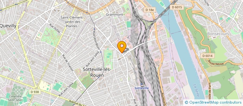 localisation de l'entreprise 163 RUE PIERRE CORNEILLE à SOTTEVILLE-LES-ROUEN