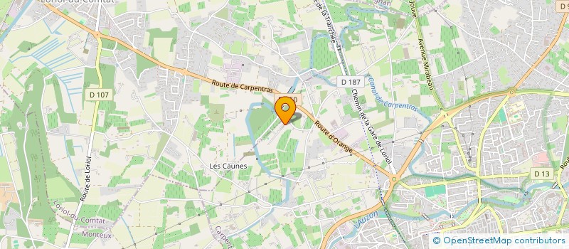 localisation de l'entreprise 1640 CDV  CARPENTRAS
