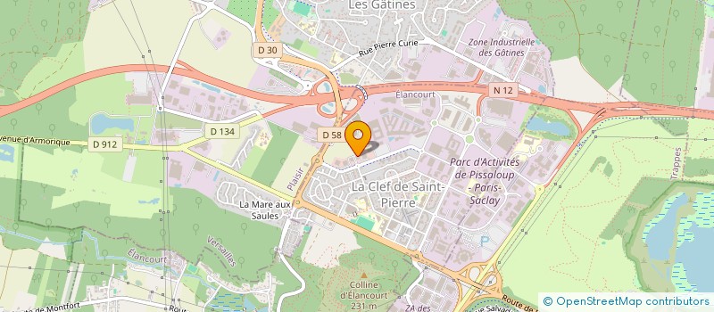 localisation de l'entreprise 1640 REAL ESTATE  ELANCOURT