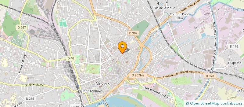 localisation de l'entreprise 1648 à NEVERS
