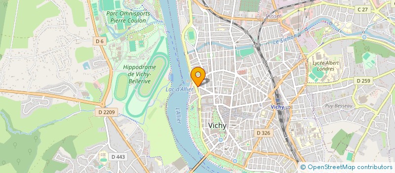 localisation de l'entreprise 165 MD à VICHY