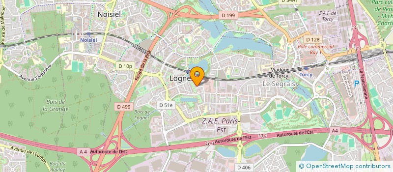 localisation de l'entreprise 168 à LOGNES