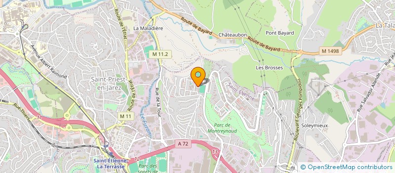 localisation de l'entreprise 168 GV COSM  SAINT-ETIENNE