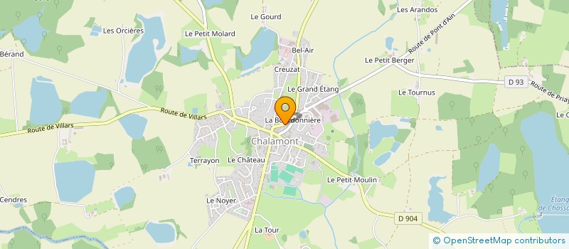 localisation de l'entreprise 168 OPC à CHALAMONT