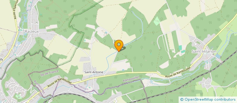 localisation de l'entreprise 16B ALLERAY  SAINT-HILARION