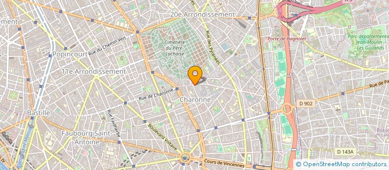localisation de l'entreprise 16CONSULTING à PARIS