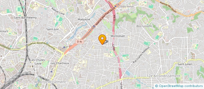 localisation de l'entreprise 16E à MARSEILLE