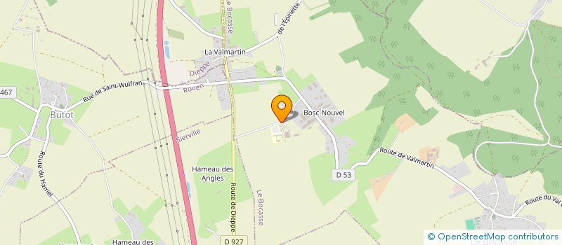 localisation de l'entreprise 16GEMAX  LE BOCASSE