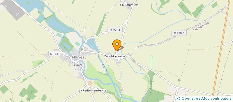 localisation de l'entreprise 16M CONSEIL à ALLUYES
