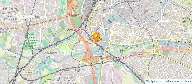 localisation de l'entreprise 16ROUTE 20  STRASBOURG