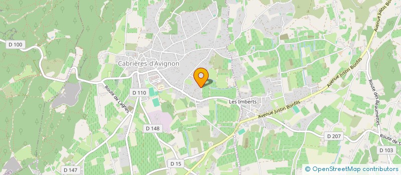 localisation de l'entreprise 17 3 66  CABRIERES-D'AVIGNON