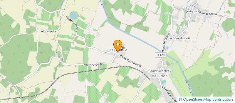 localisation de l'entreprise 17-33  SAINT-ANDRE-DE-LIDON