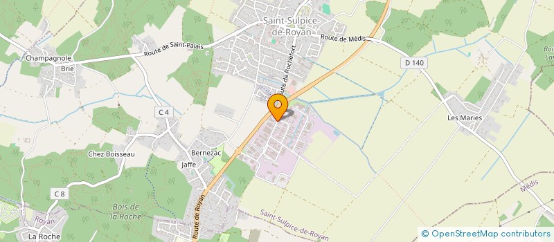 localisation de l'entreprise 17 AUTO SPORT  SAINT-SULPICE-DE-ROYAN