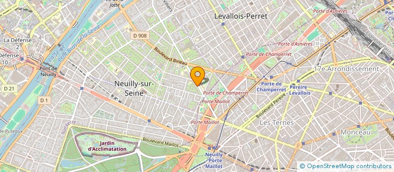 localisation de l'entreprise 17 BIS 19 BOULEVARD VICTOR HUGO 92200 NEUILLY SUR SEINE à NEUILLY-SUR-SEINE