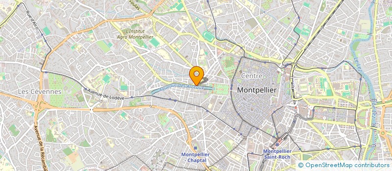 localisation de l'entreprise 17 EME PARALLELE à MONTPELLIER