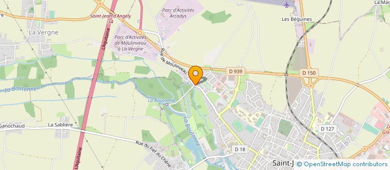 localisation de l'entreprise 17 ENSEIGNES à LA VERGNE